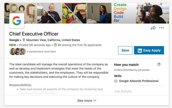 Google vừa đăng tuyển CEO nhưng sự thật phía sau khiến ai cũng bất ngờ ảnh 1