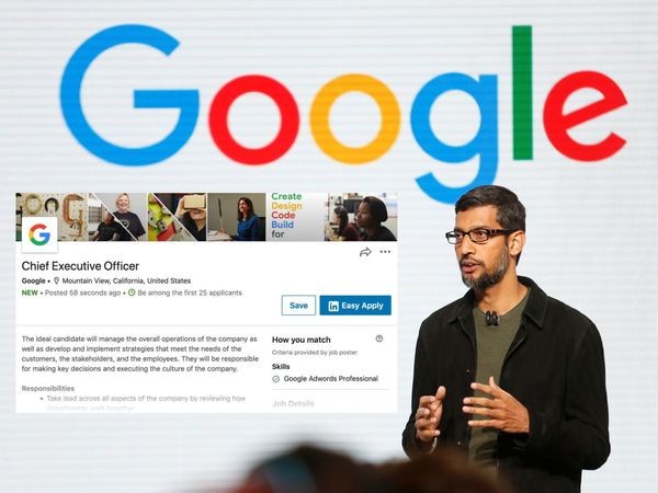 Google vừa đăng tuyển CEO nhưng sự thật phía sau khiến ai cũng bất ngờ ảnh 2
