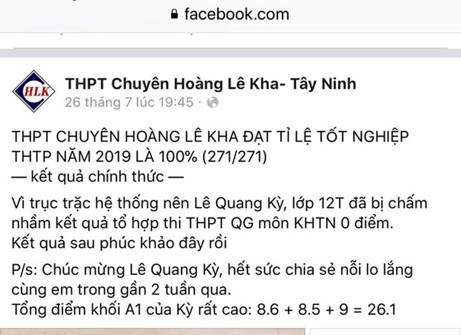 Học sinh giỏi quốc gia suýt trượt tốt nghiệp THPT vì điểm 0 trước phúc khảo ảnh 2