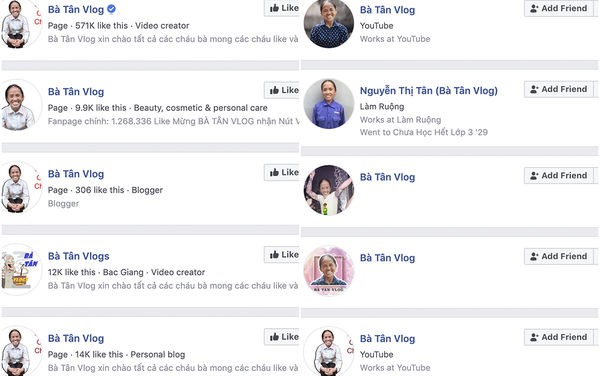 Xuất hiện nhiều tài khoản Facebook giả mạo Bà Tân Vlog để bán hàng online ảnh 1