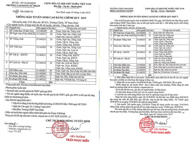Trường Cao đẳng Sư phạm đứng trước nguy cơ tan rã ảnh 1