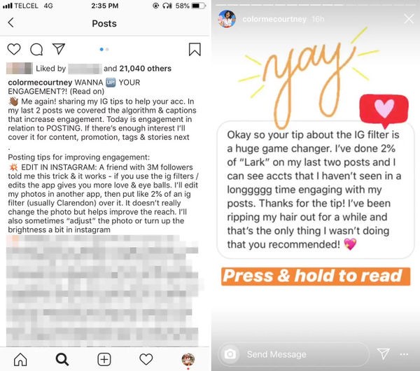 Hot Instagramer tiết lộ mẹo đơn giản để được "thả tim" nhiều hơn, đã có người thử và thành công ảnh 2