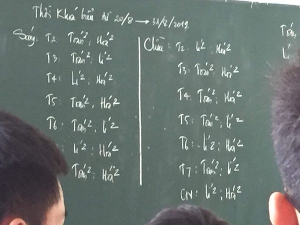 Thời khóa biểu của năm học mới: Toàn Toán - Lý - Hóa thế này teen biết sống sao? ảnh 1