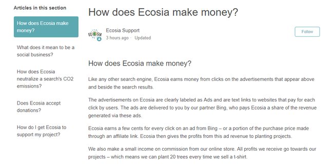 Ecosia - Thực hư chuyện ngồi nhà lướt mạng tìm kiếm 45 lần sẽ giúp trồng thêm 1 cây xanh ảnh 4