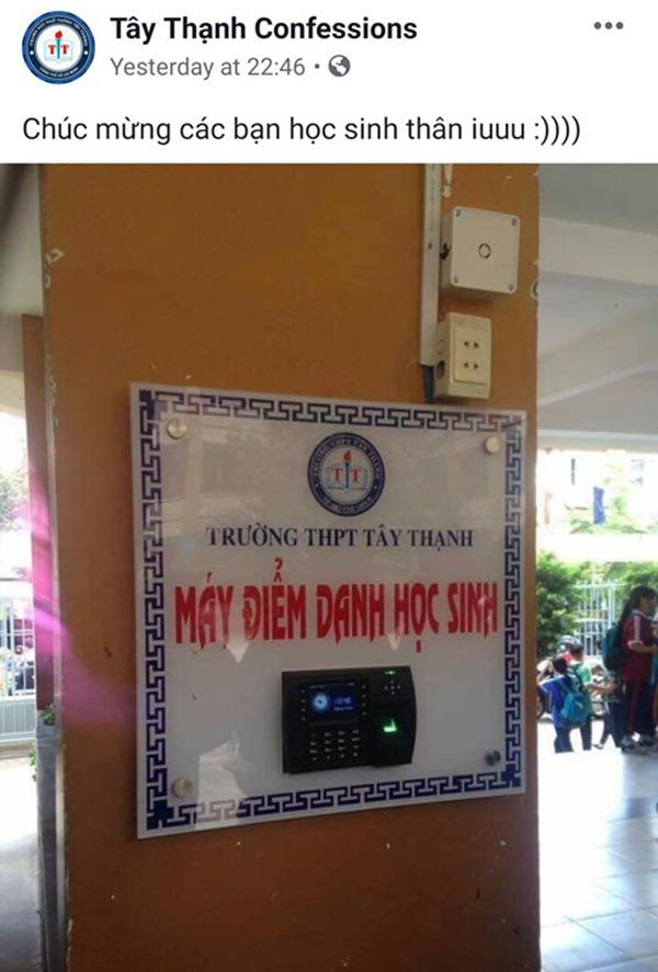 Điểm danh bằng cách quẹt vân tay khiến học sinh muốn trốn tiết cũng khó! ảnh 1
