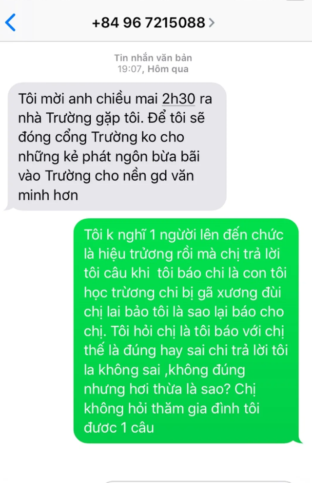 Phụ huynh “tố” học sinh gãy chân tại trường, hiệu trưởng trả lời vô cảm ảnh 2