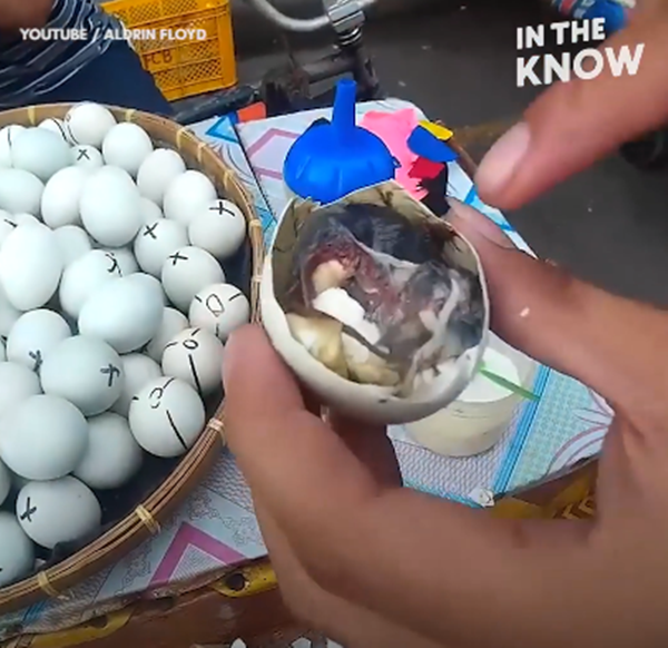 Trứng vịt lộn - món ăn khoái khẩu của người Philippines ảnh 1