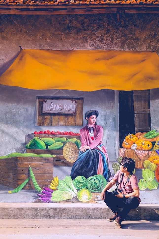 Xuất hiện làng bích họa đầu tiên ở Hà Nội "đẹp quên lối về" khiến dân tình thích thú ảnh 8