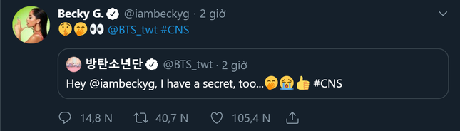 Becky G "thả thính" về một bí mật với BTS, vì sao ARMY "nghi ngờ" j-hope nhiều nhất? ảnh 2
