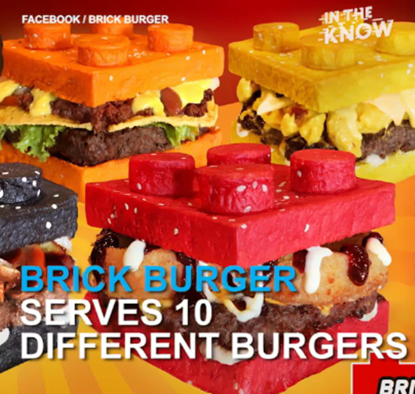 Khám phá thế giới ẩm thực không giới hạn: Bánh burger lego ảnh 1