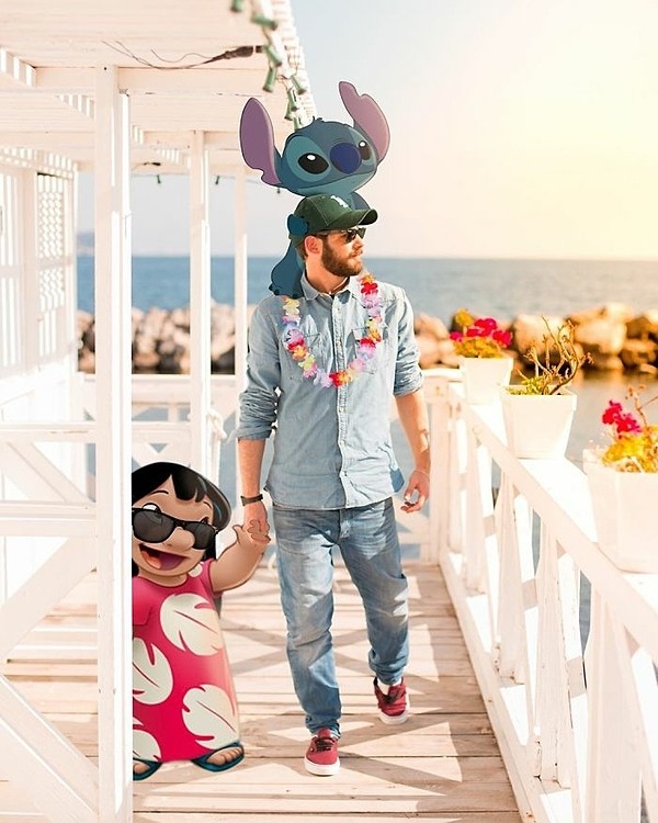 Đi chơi cùng nhân vật Disney qua tài photoshop đỉnh cao của chàng hoạ sĩ người Ý ảnh 2