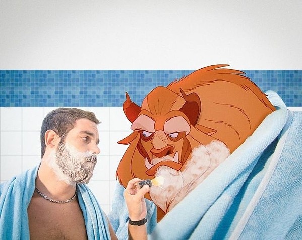 Đi chơi cùng nhân vật Disney qua tài photoshop đỉnh cao của chàng hoạ sĩ người Ý ảnh 4