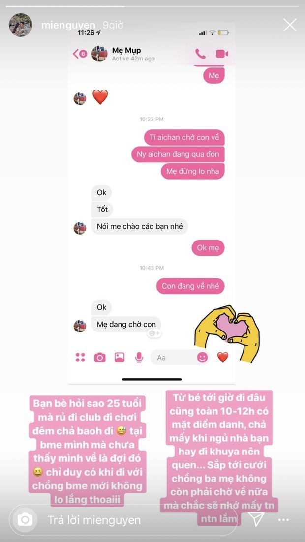 Sắp về nhà chồng, hot-girl Mie Nguyễn chia sẻ câu chuyện khiến ai cũng chỉ muốn "ở nhà với mẹ" ảnh 1