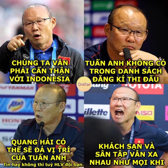 Ảnh chế tuyển Việt Nam quyết tâm trả món nợ 3 năm trước với Indonesia ảnh 2