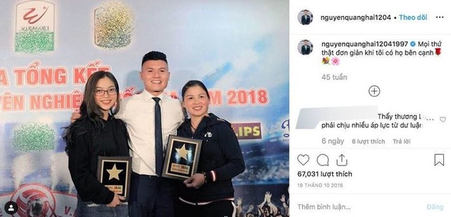 Xóa hết ảnh bạn gái cũ nhưng Quang Hải vẫn âm thầm theo dõi "nhất cử nhất động" của Nhật Lê ảnh 5