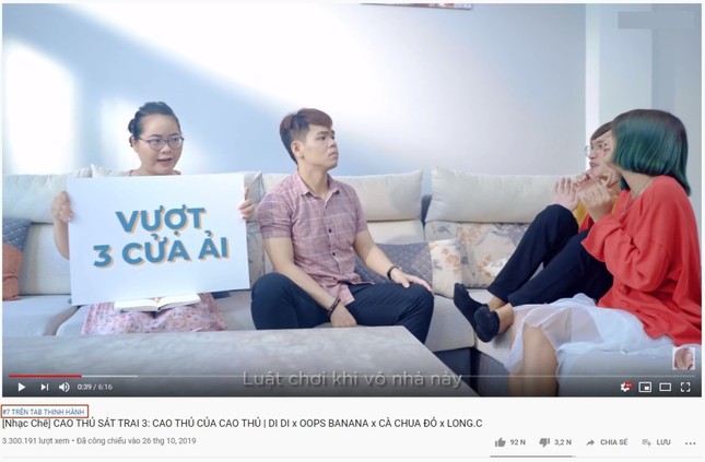 Vượt nhiều MV V-Pop, clip chế hit BTS “cực lầy” của YouTuber Di Di nhanh chóng lọt Top Trending ảnh 1