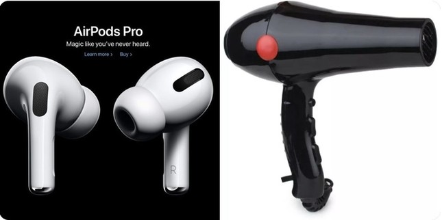 Vừa mới ra mắt, AirPods Pro của Apple đã trở thành cảm hứng chế ảnh của dân mạng ảnh 5