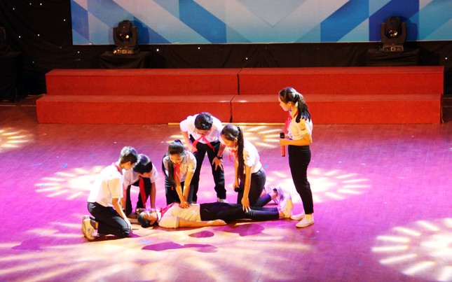 Nghệ An đạt giải Nhất Liên hoan các Đội tuyên truyền măng non "Phòng, chống đuối nước" 2019 ảnh 4