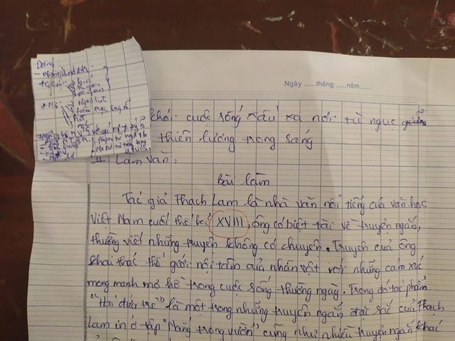 Ngỡ rằng sử dụng "phao" trót lọt, nam sinh ngay lập tức "méo mặt" vì "không đánh mà khai" ảnh 1