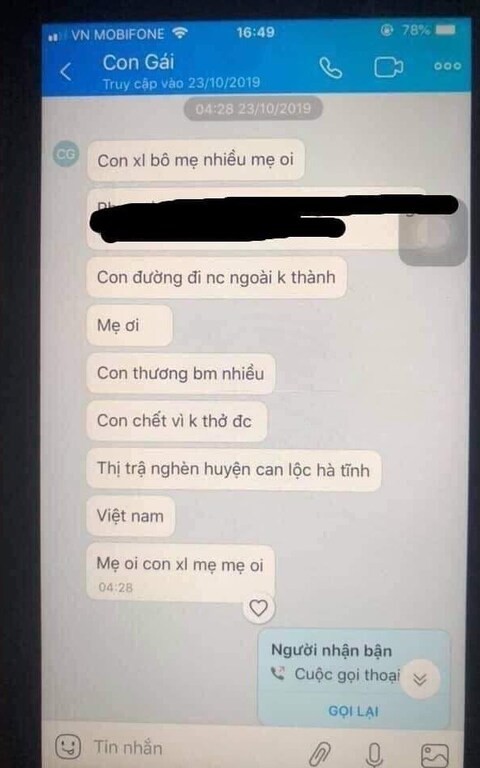 Từ tin nhắn cuối cùng của cô gái trẻ đến bi kịch số phận 39 người ảnh 1