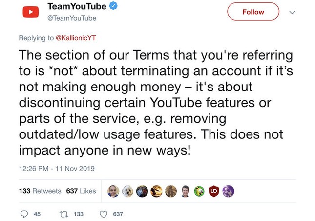 Thông tin YouTube xoá tài khoản người dùng chặn quảng cáo là sai sự thật ảnh 2