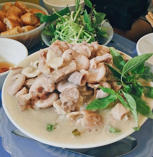 Thêm một cực phẩm của mùa đông - Lòng chần cháo ảnh 4