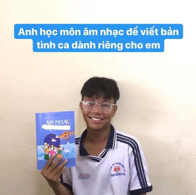 Teen lớp 8 "thả thính" cực chất: "Anh học môn Âm nhạc để viết bản tình ca dành riêng cho em" ảnh 8