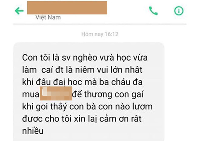 Con gái bị trộm điện thoại, người mẹ bất ngờ nhắn tin cho "người nhặt được" gây xúc động mạnh ảnh 1