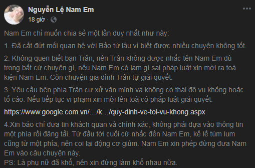 "Hít drama" Chủ Nhật: Nam Em lên tiếng về chuyện tình tay ba, Chi Pu "đá xéo" Tóc Tiên, Hương Tràm? ảnh 3