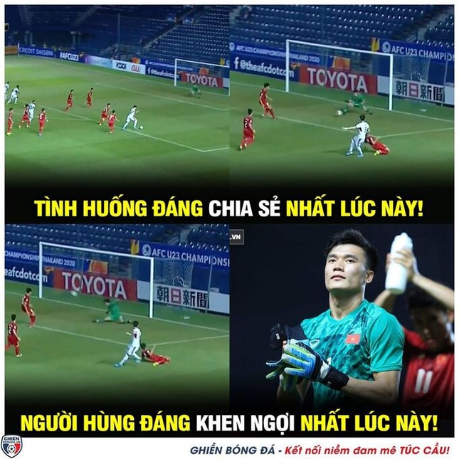 Bùi Tiến Dũng lại được chế ảnh "vững như tường thành" ảnh 7