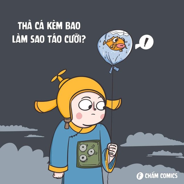 Dân mạng hào hứng chế ảnh ngày thả cá chép tiễn ông Táo về trời ảnh 2