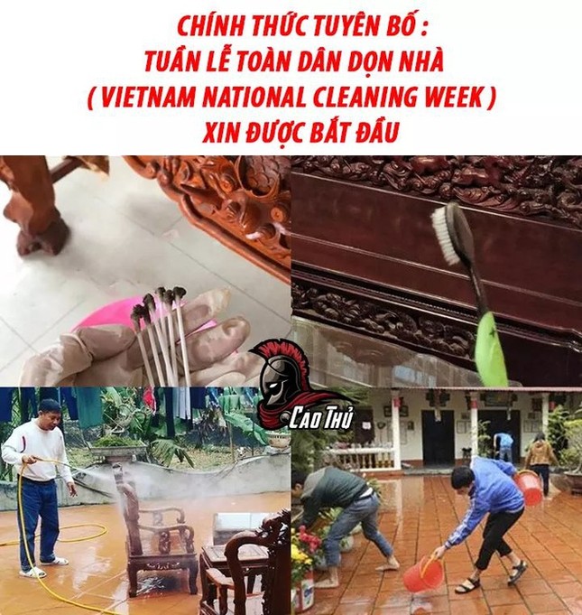Dân mạng hào hứng chế ảnh "tuần đầu nghỉ Tết là ngày toàn dân dọn nhà" ảnh 4