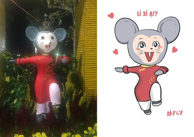 Cư dân mạng hào hứng chế ảnh linh vật chú chuột nhân dịp xuân Canh Tý ảnh 1