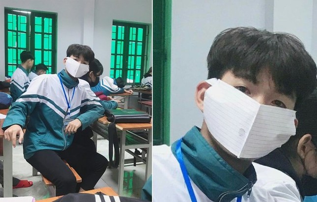Không đủ tiền để mua khẩu trang, nam sinh nghĩ ra ý tưởng "bá đạo" khiến dân mạng thán phục ảnh 1