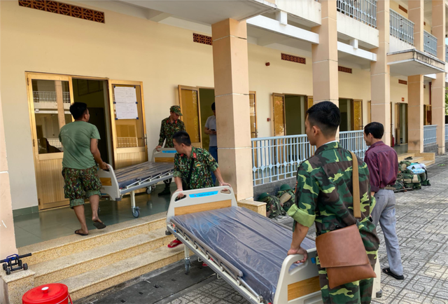 Những hình ảnh đầu tiên về bệnh viện dã chiến chống corona tại Sài Gòn ảnh 3