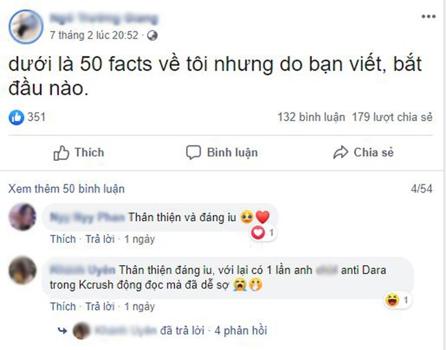 Trào lưu "50 sự thật về tôi nhưng do bạn viết", cơ hội "bóc phốt" bạn bè là đây chứ đâu! ảnh 2