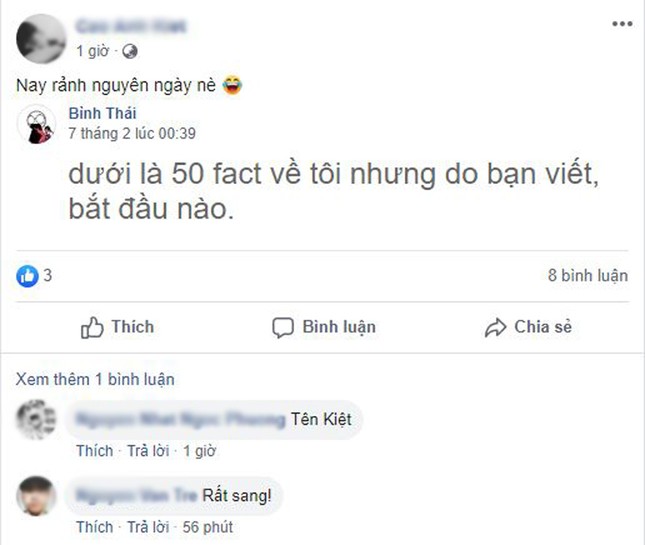 Trào lưu "50 sự thật về tôi nhưng do bạn viết", cơ hội "bóc phốt" bạn bè là đây chứ đâu! ảnh 6
