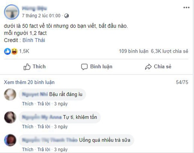 Trào lưu "50 sự thật về tôi nhưng do bạn viết", cơ hội "bóc phốt" bạn bè là đây chứ đâu! ảnh 8