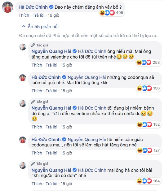 Đã có bạn gái mới và rất mặn nồng, Quang Hải lại lên mạng xin quà Valentine cho đỡ tủi thân? ảnh 2
