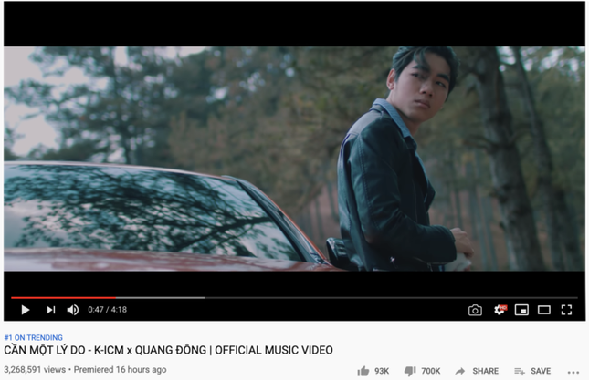 MV "Cần Một Lý Do" có lượng dislike gấp 10 lần like, K-ICM sẽ bị ảnh hưởng như thế nào? ảnh 1