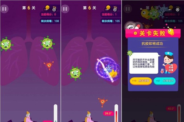 Tựa game "chém trái cây" phiên bản virus corona gây sốt tại Trung Quốc ảnh 1