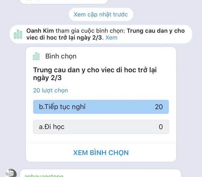 Nhiều trường tại Hà Nội lấy ý kiến phụ huynh về việc đi học lại từ 2/3 ảnh 2