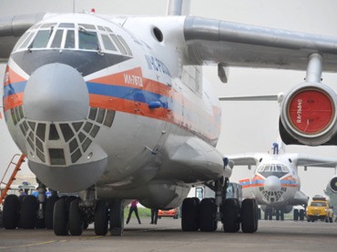 Máy bay vận tải II-76 của Bộ Tình trạng Khẩn cấp Nga