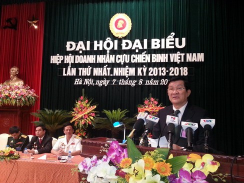 Chủ tịch nước: Hiệp hội Doanh nhân cựu chiến binh Việt Nam thực hiện đúng tôn chỉ