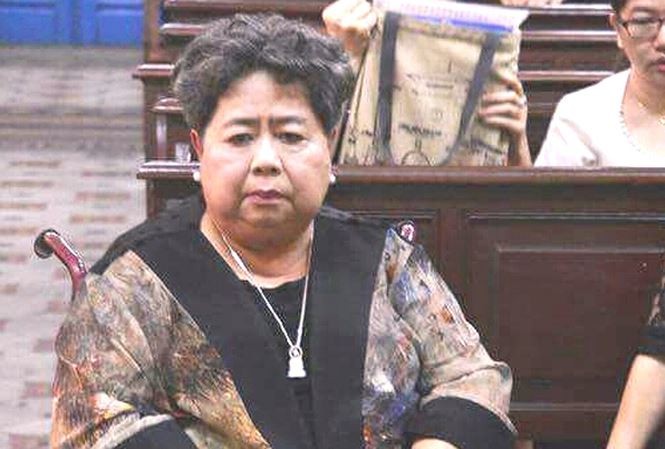 Bà Hứa Thị Phấn vừa bị tuyên án tù trong phiên tòa xử vắng mặt. 