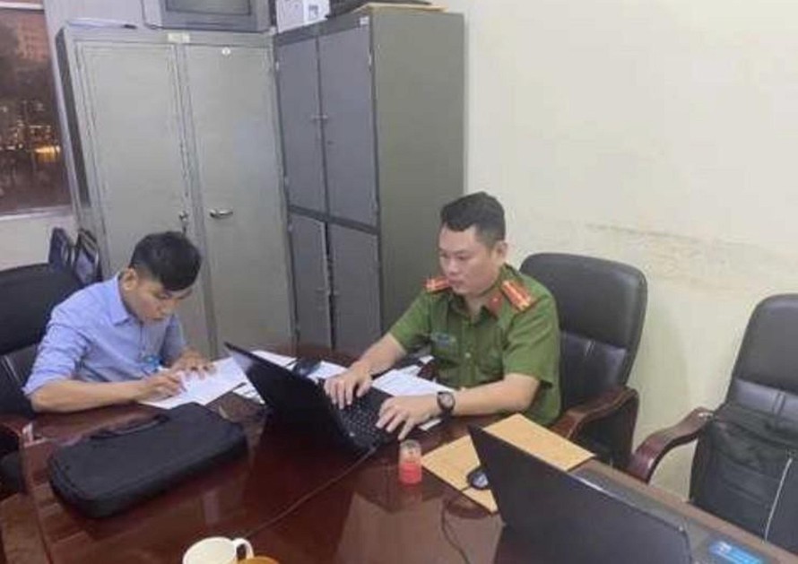 Hồ Thanh Phương tại cơ quan điều tra.