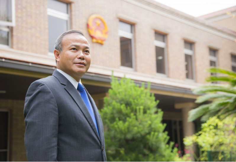 Đại sứ Việt Nam tại Nhật Bản Vũ Hồng Nam. (Ảnh: baoquocte)