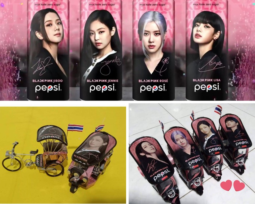 Fan K-pop gom “rác” của thần tượng làm thành đồ handmade