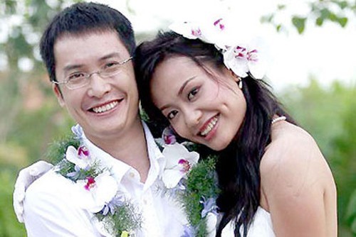 Vợ chồng diễn viên Hồng Ánh – nhà phê bình Nguyễn Thanh Sơn. 