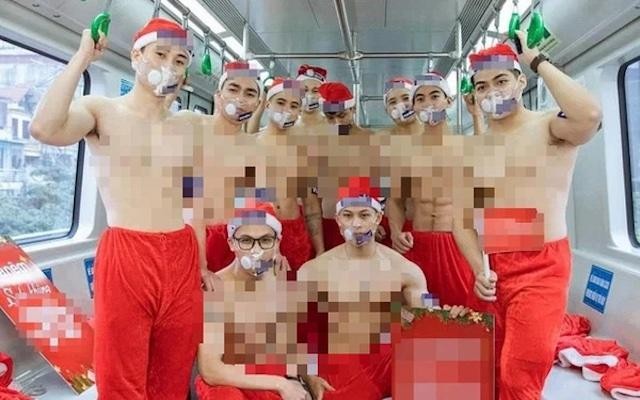 Thanh tra Sở Văn hóa và Thể thao Hà Nội vào cuộc làm rõ vi phạm của nhóm thanh niên cởi trần trên tàu điện.